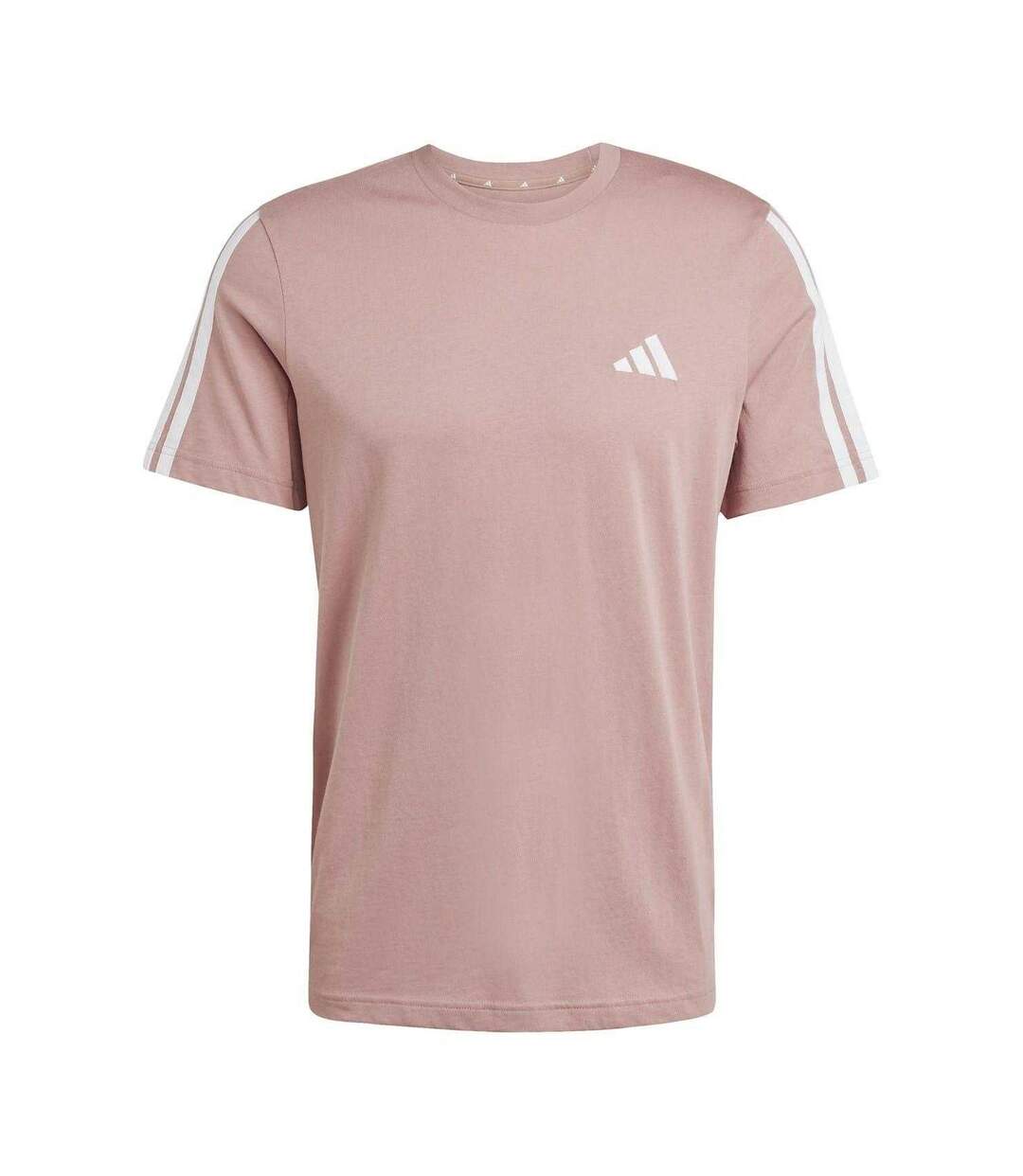 T-shirt Motif/style 3 Rayures Homme Orange Clair Adidas-3