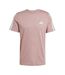 T-shirt Motif/style 3 Rayures Homme Orange Clair Adidas-3