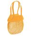 Sac à provisions en coton bio - W150 - jaune orangé