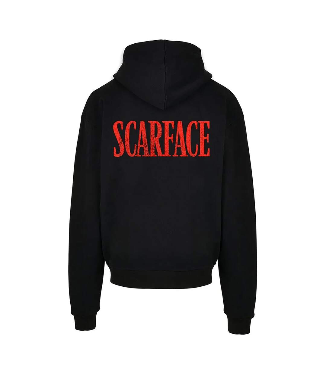 Mens Little Friend Scarface Ultra Heavy Oversized Hoodie Noir Mister Tee-2