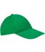 SOLS Unisex Sunny 5 Panel Baseball Cap (Kelly Green) - UTPC371