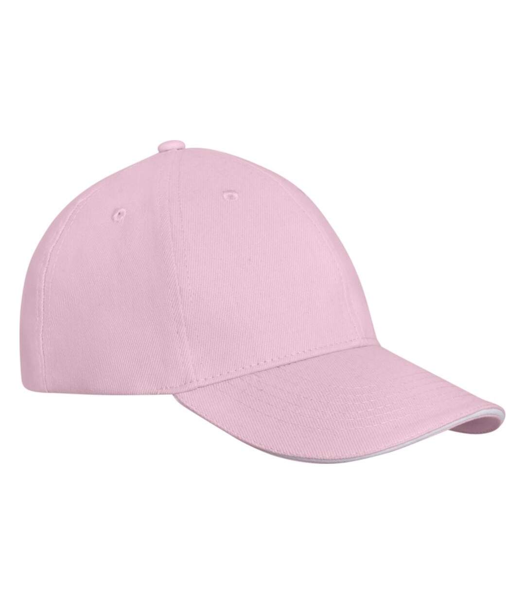 Casquette darton sandwich adulte rose clair Elevate-4