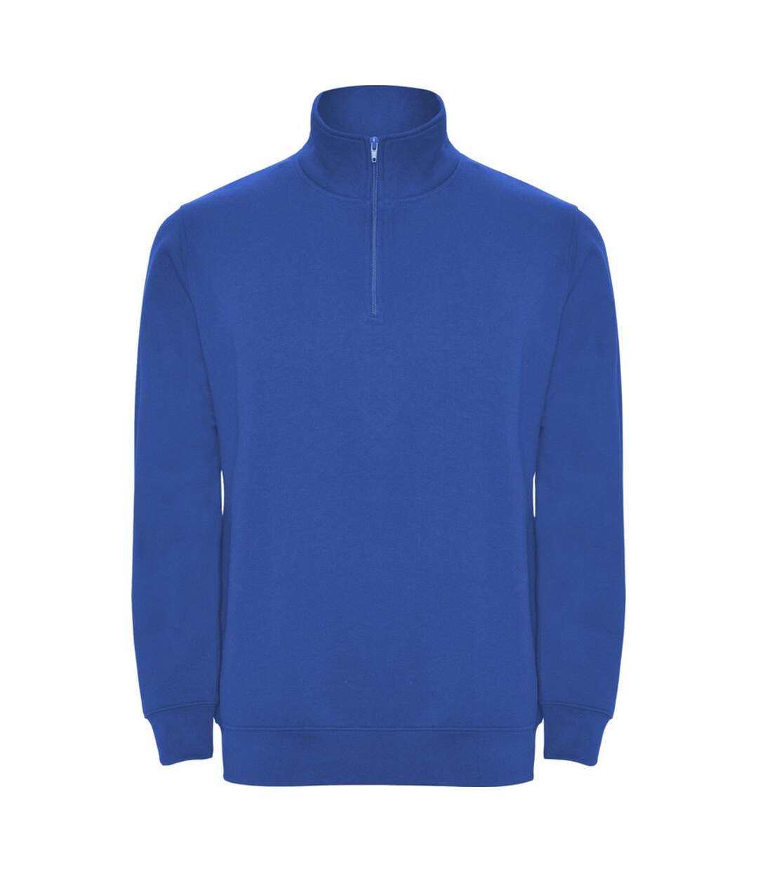 Mens aneto quarter zip sweatshirt royal blue Roly-1