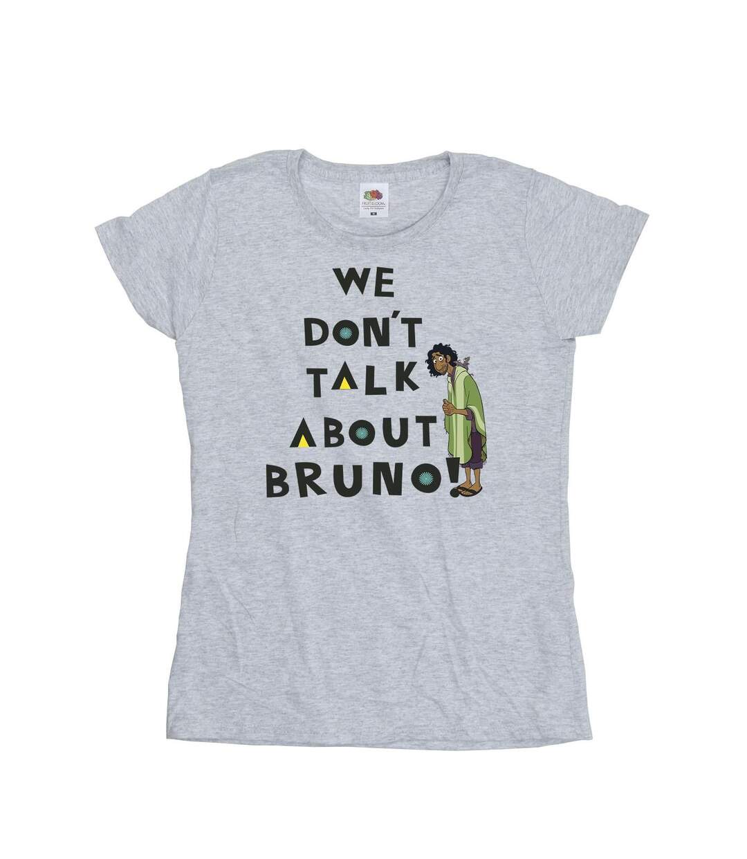Disney - T-shirt ENCANTO WE DONT TALK ABOUT BRUNO BOY - Femme (Gris chiné) - UTBI19595-1