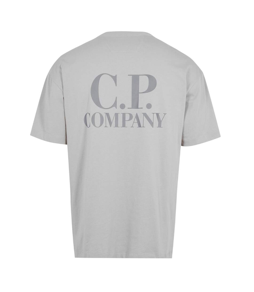 T-shirt Décontracté Motif/style Double Logo Homme Argenté C.P. Company-3