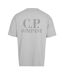 T-shirt Décontracté Motif/style Double Logo Homme Argenté C.P. Company-3