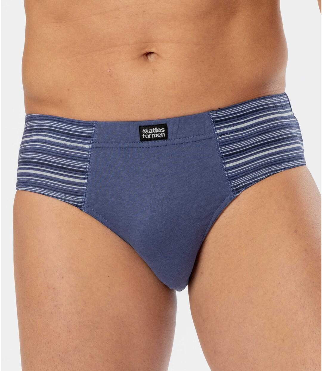 Pack of 3 Men's Blue Comfort Briefs 