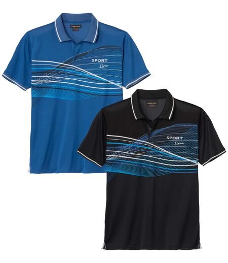 Lot de 2 Polos Sport Line 