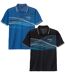 Lot de 2 Polos Sport Line-1