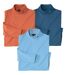 Le Lot de 3 Sous-Pulls Unis Col Roulé-1