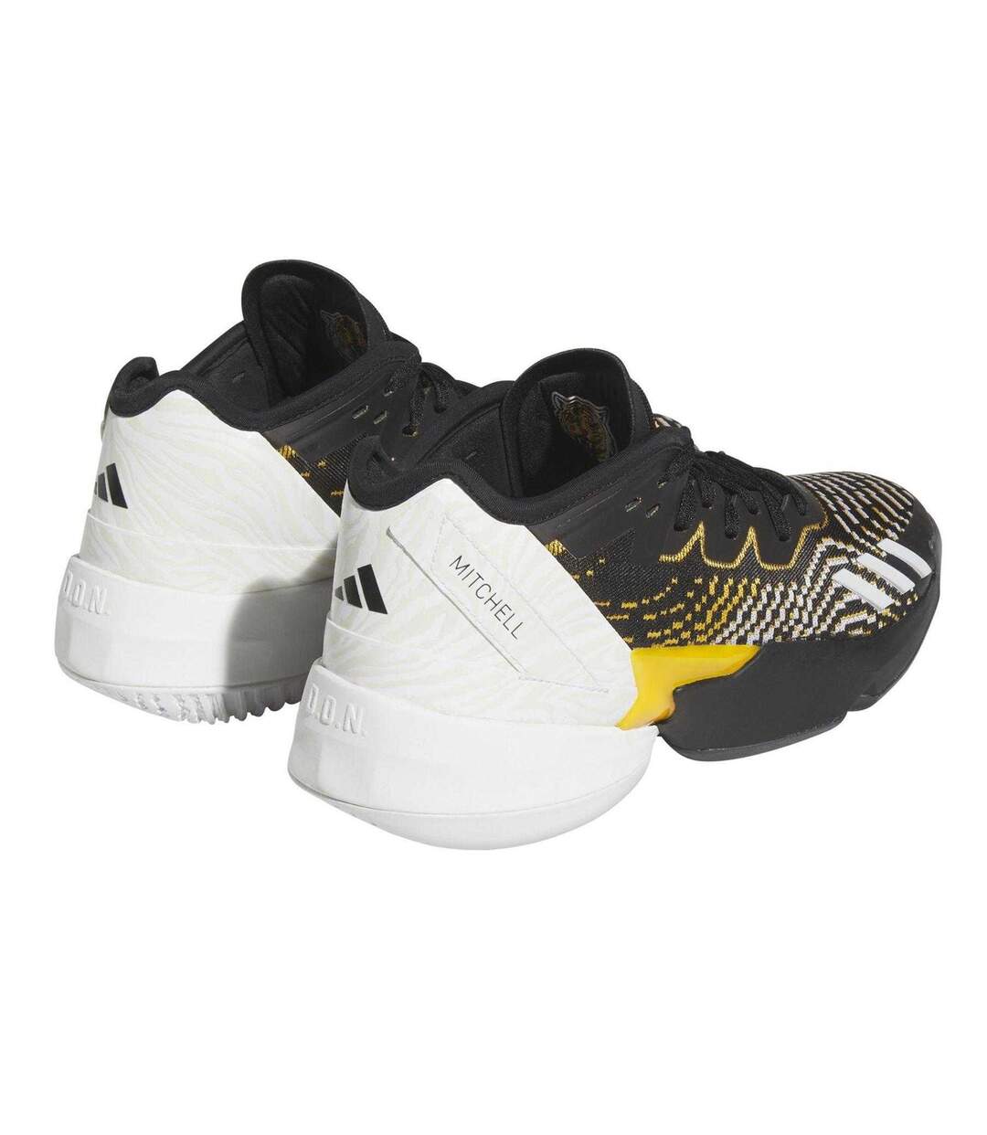 Womens/ladies Don Issue 4 Mid Cut Trainers Core Black Adidas-2