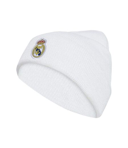 Bonnet Motif/style Real Madrid Cf Adulte Blanc Adidas