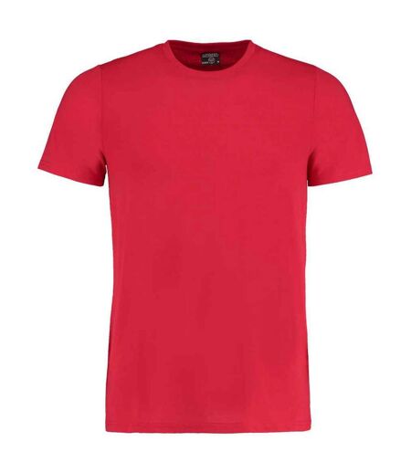 Mens superwash 60°c t-shirt red Kustom Kit