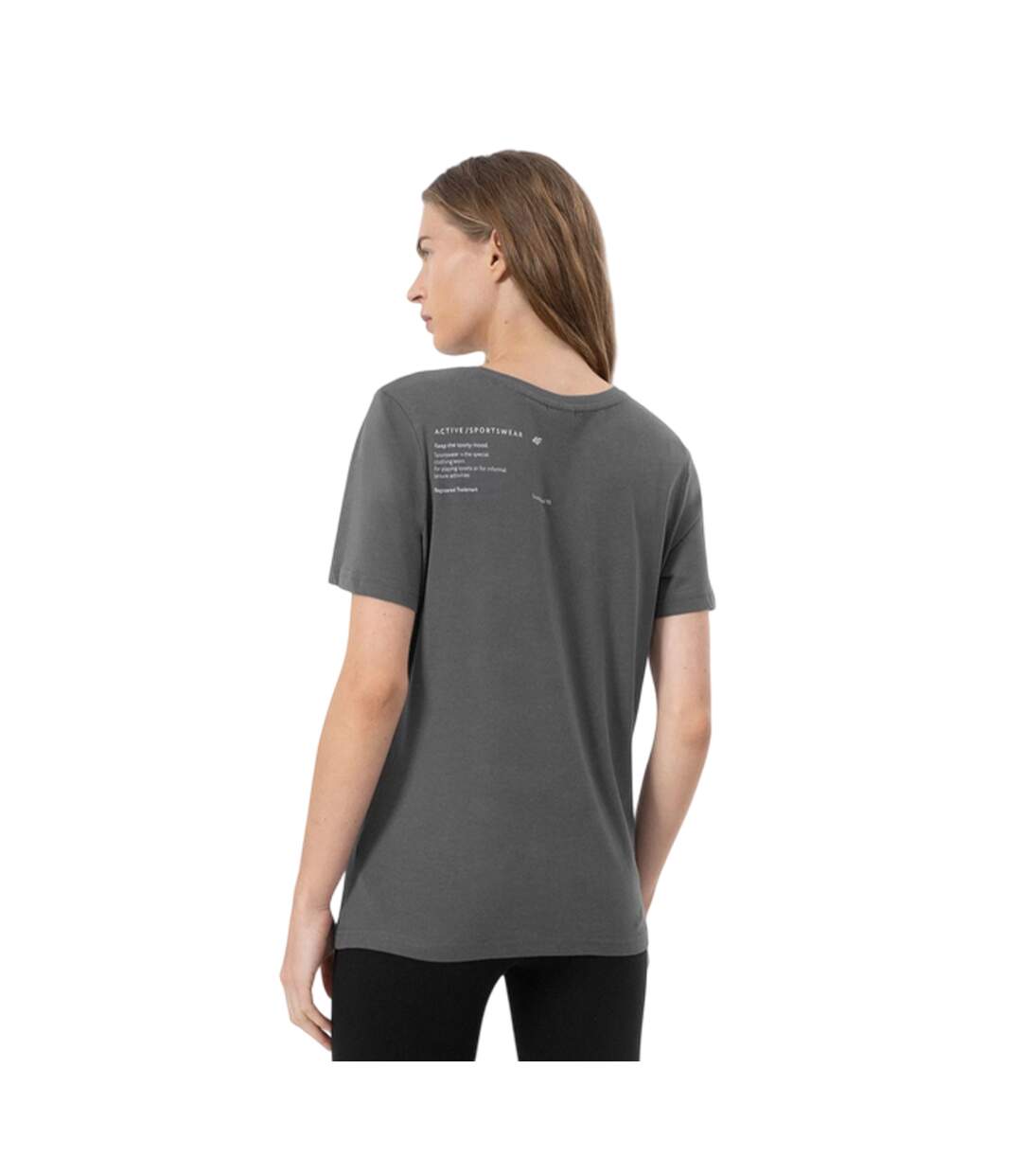 T-shirt H4z22 Femme Gris 4F-3