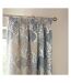 Ophelia jacquard floral pencil pleat curtains 168cm x 229cm wedgewood Wylder