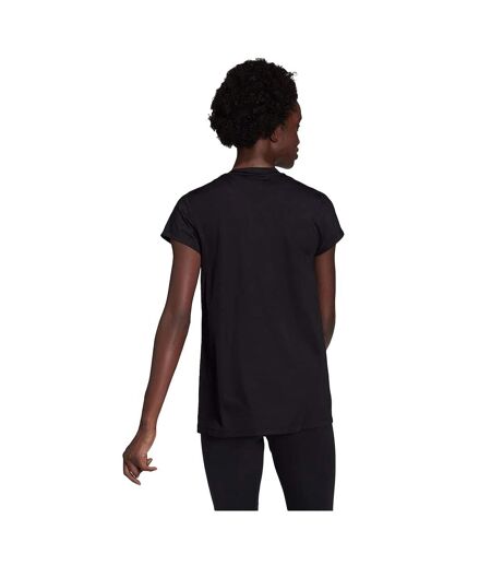T-shirt designed to move colourblock femme noir / blanc Adidas
