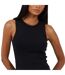 Robe Courte Sans Manches Femme Noir Brave Soul-4