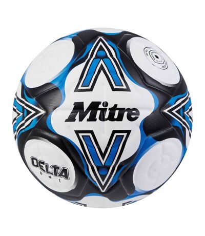 Ballon de foot delta one taille 4 blanc / noir / bleu Mitre
