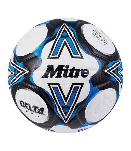 Ballon de foot delta one taille 4 blanc / noir / bleu Mitre