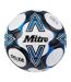 Ballon de foot delta one taille 4 blanc / noir / bleu Mitre-1