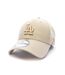 Casquette beige homme new era metallic outline - osfm-1