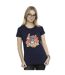 Disney Femmes/Les femmes Lilo And Stitch Ohana Pineapple Cotton T-Shirt (Bleu marine) - UTBI25804-2
