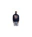 Sweat À Capuche Manches Longues Motif/style Lettrage Homme Bleu Foncé Jack And Jones-1