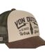 Casquette trucker filet effet usé avec print Crew Work Shop Vondutch-3