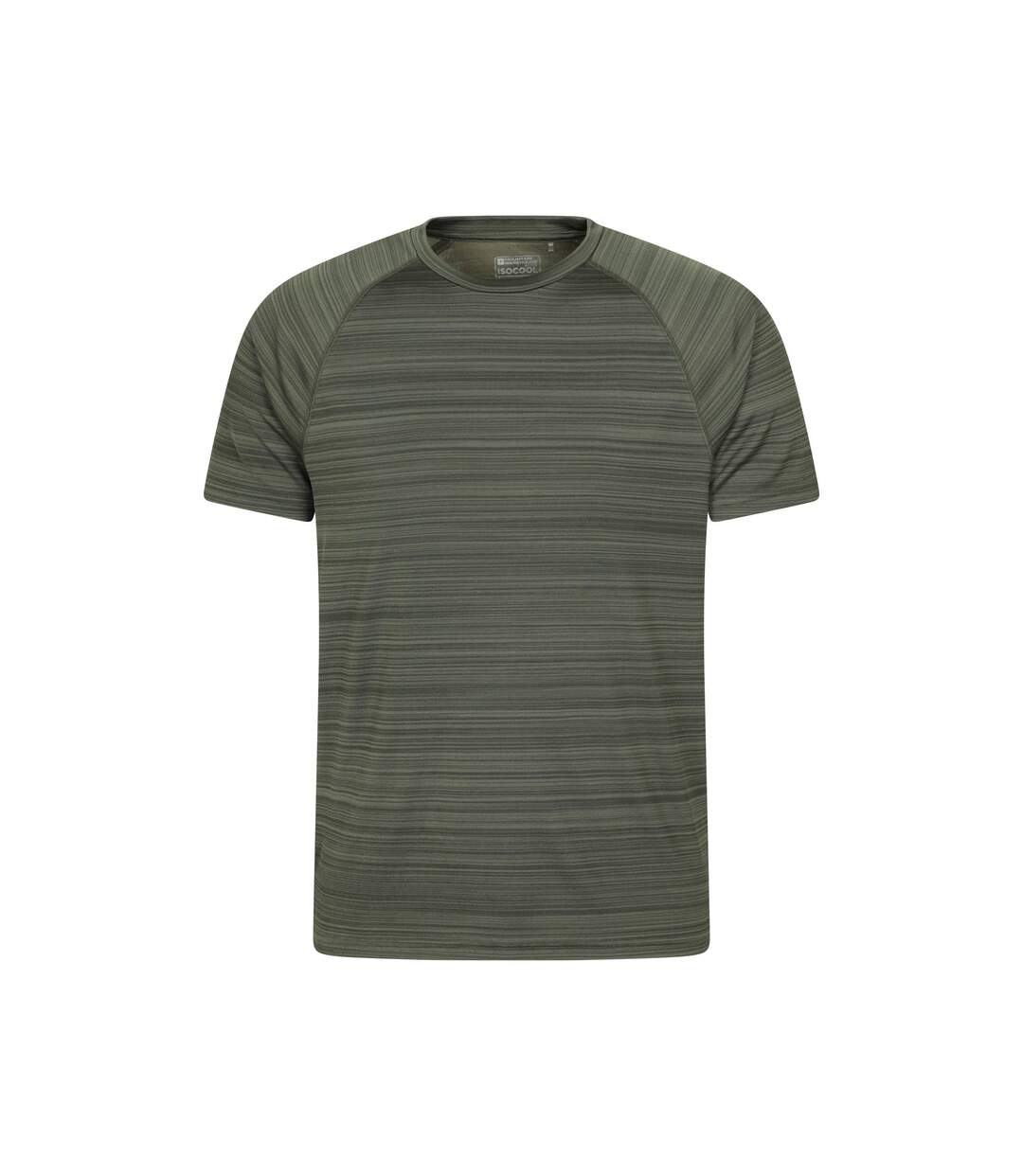T-shirt Motif/style À Rayures Adulte Vert Mountain Warehouse-1