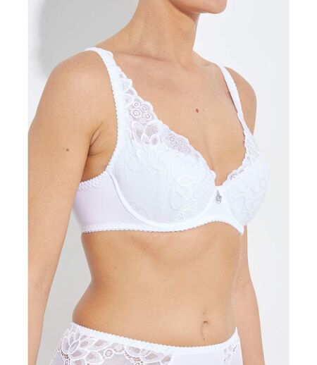 Soutien-gorge avec armatures dentelle et microfibre