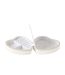Boîte à Bijoux Cœur Ericka 16cm Blanc-2
