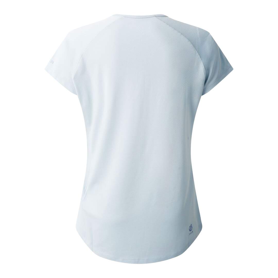 T-shirt de sport corral femme blanc ciel Dare 2B-2