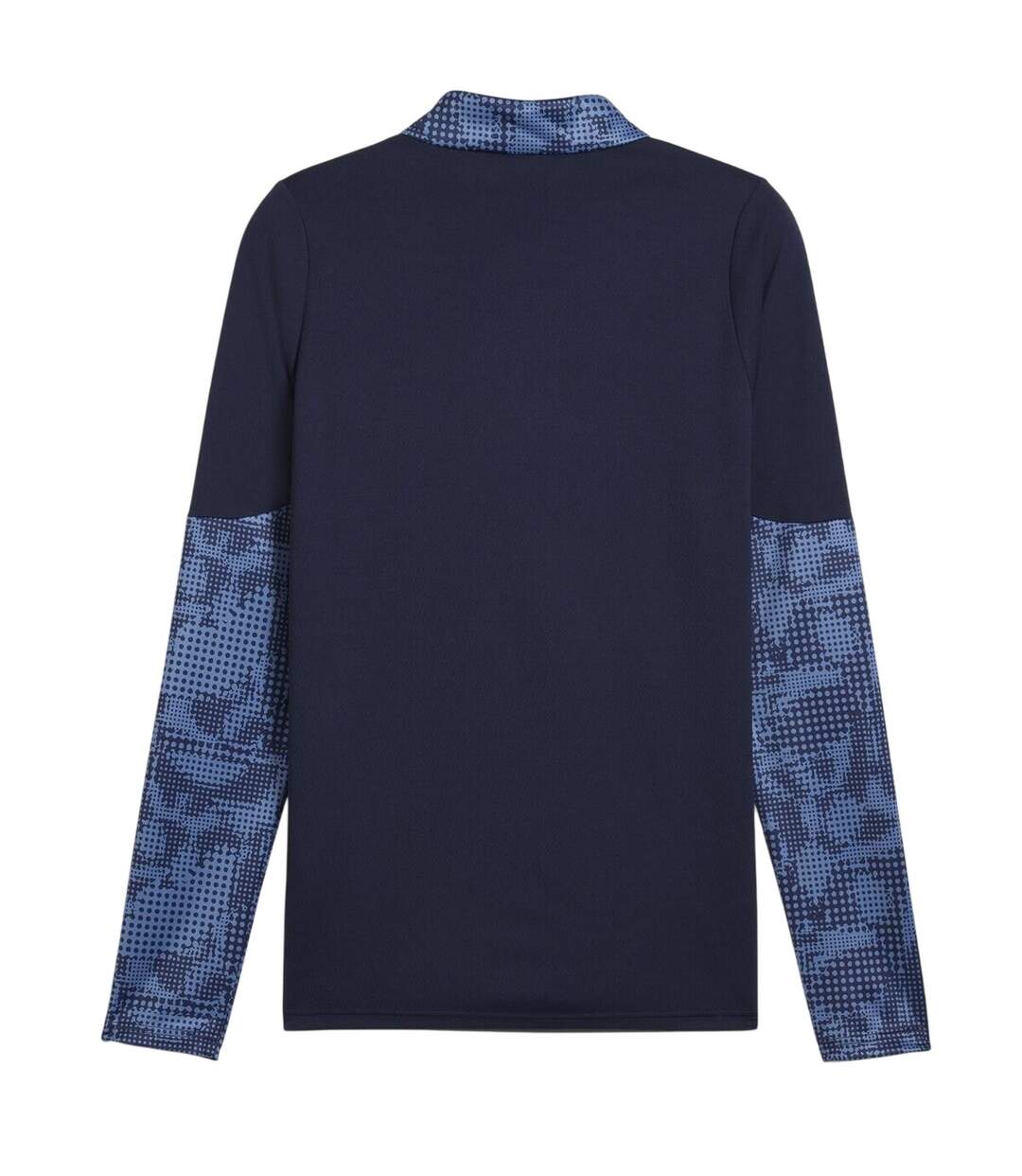 Womens/ladies Teamcup Long-sleeved Top Navy Silver Puma-2