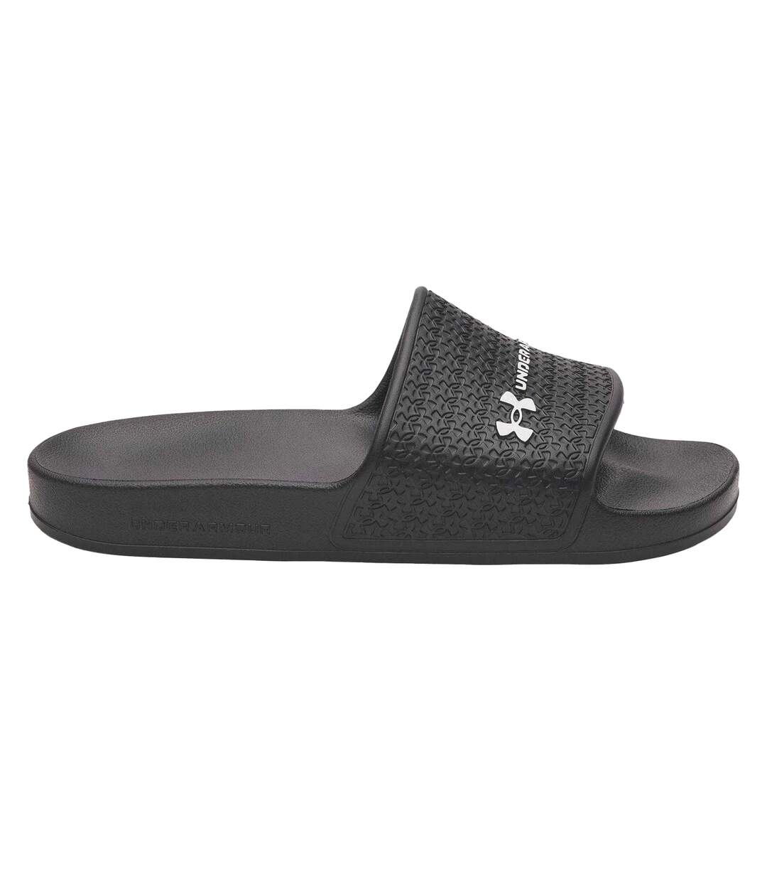 Claquettes Motif/style 1 Seule Sangle Lite Femme Noir Blanc Under Armour-1