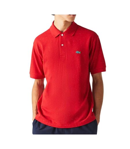 Polo Rouge Homme Lacoste 7CQ