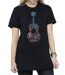 Disney - T-shirt COCO GUITAR PATTERN - Femme (Noir) - UTBI16466-3