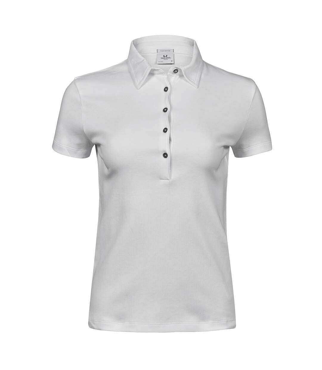 Polo Pima Femme Blanc Tee Jays-1