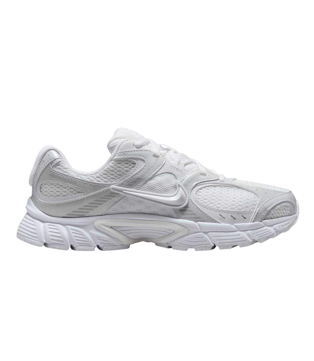 Mens Vomero Run 5 Mesh Trainers White Silver Nike-1