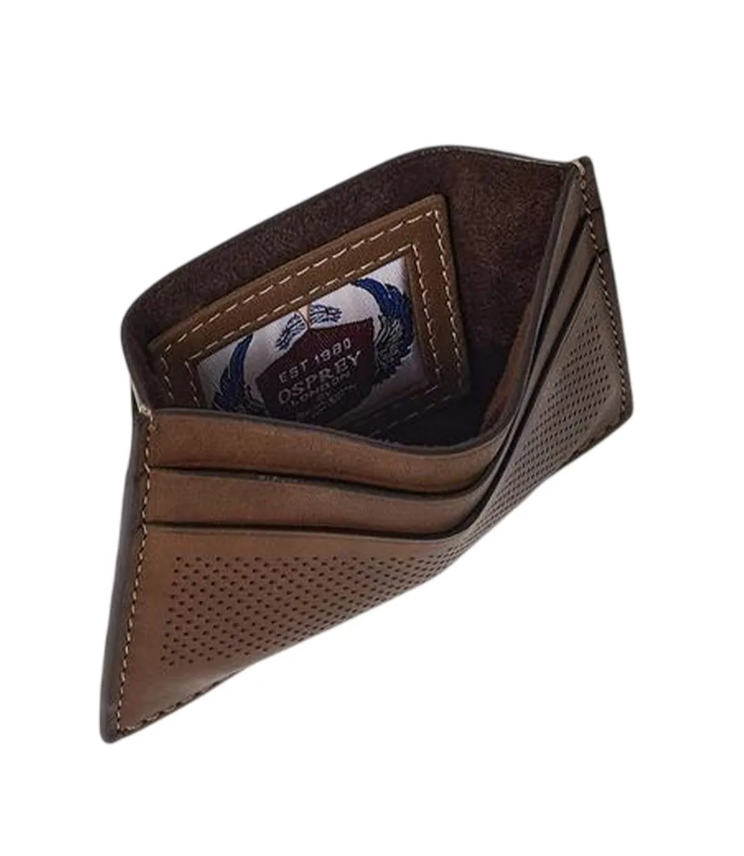 Porte-cartes Motif/style Perforé Arthur Taille Unique Marron Chocolat Osprey-3
