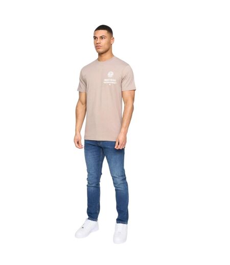 T-shirt henstamp homme taupe Henleys