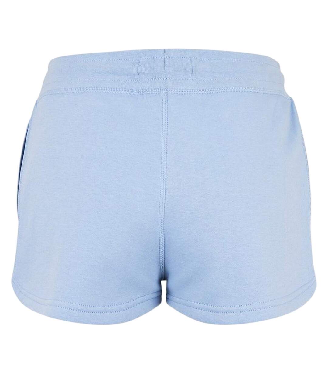 Womens/ladies Logo Sweat Shorts Light Blue Jack Wills-2