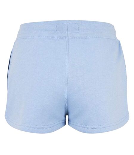 Womens/ladies Logo Sweat Shorts Light Blue Jack Wills