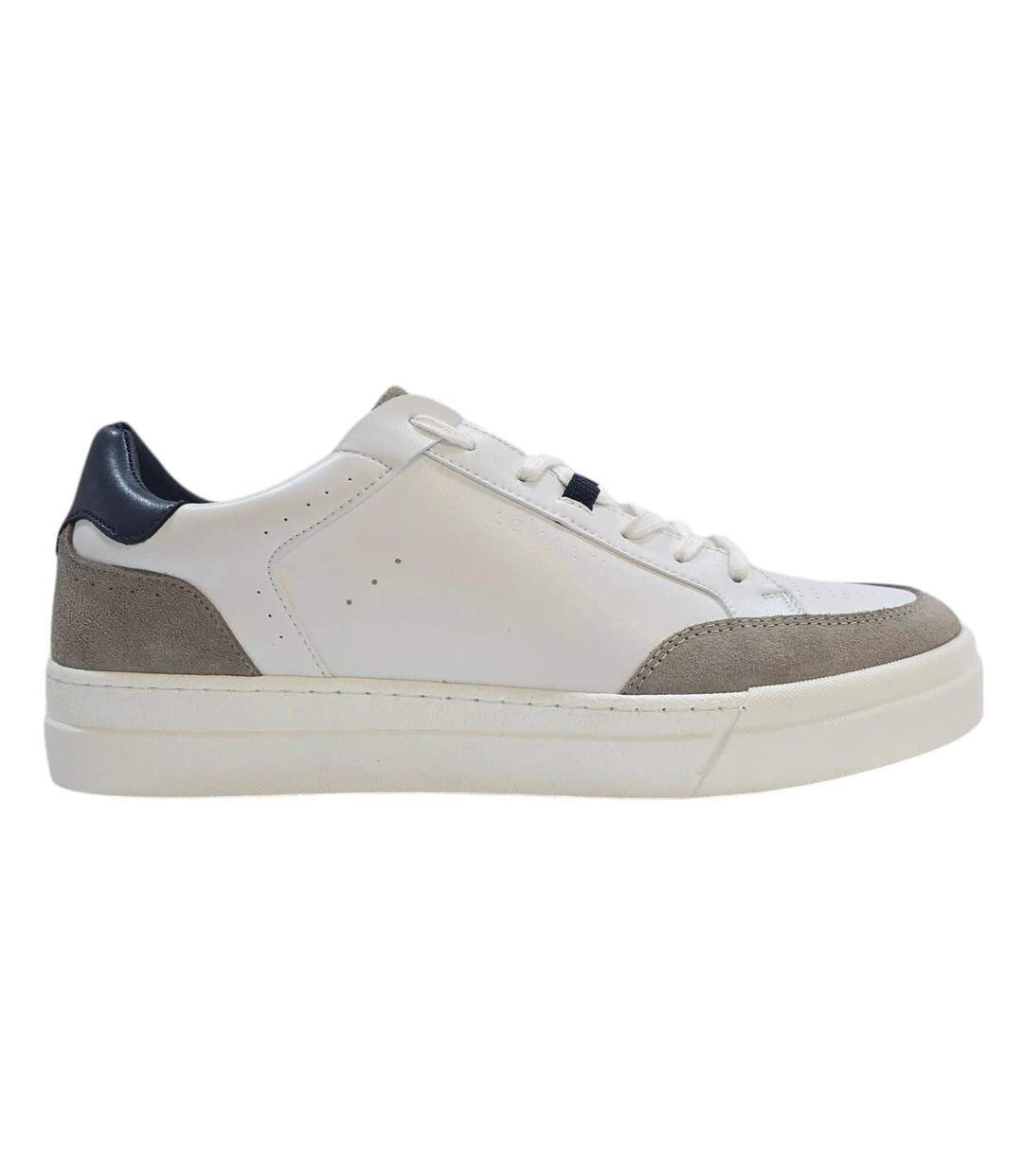 Baskets Braid Homme Blanc Gris Bleu Marine Loyalti-1