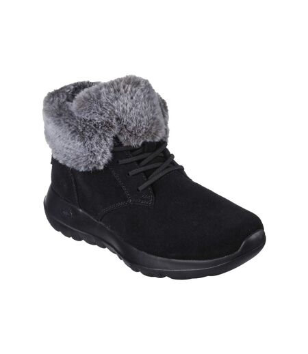 Bottine à Fourrure Cuir Skechers On The Go Joy