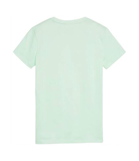 T-shirt Motif/style Logo Essential Femme Vert Puma
