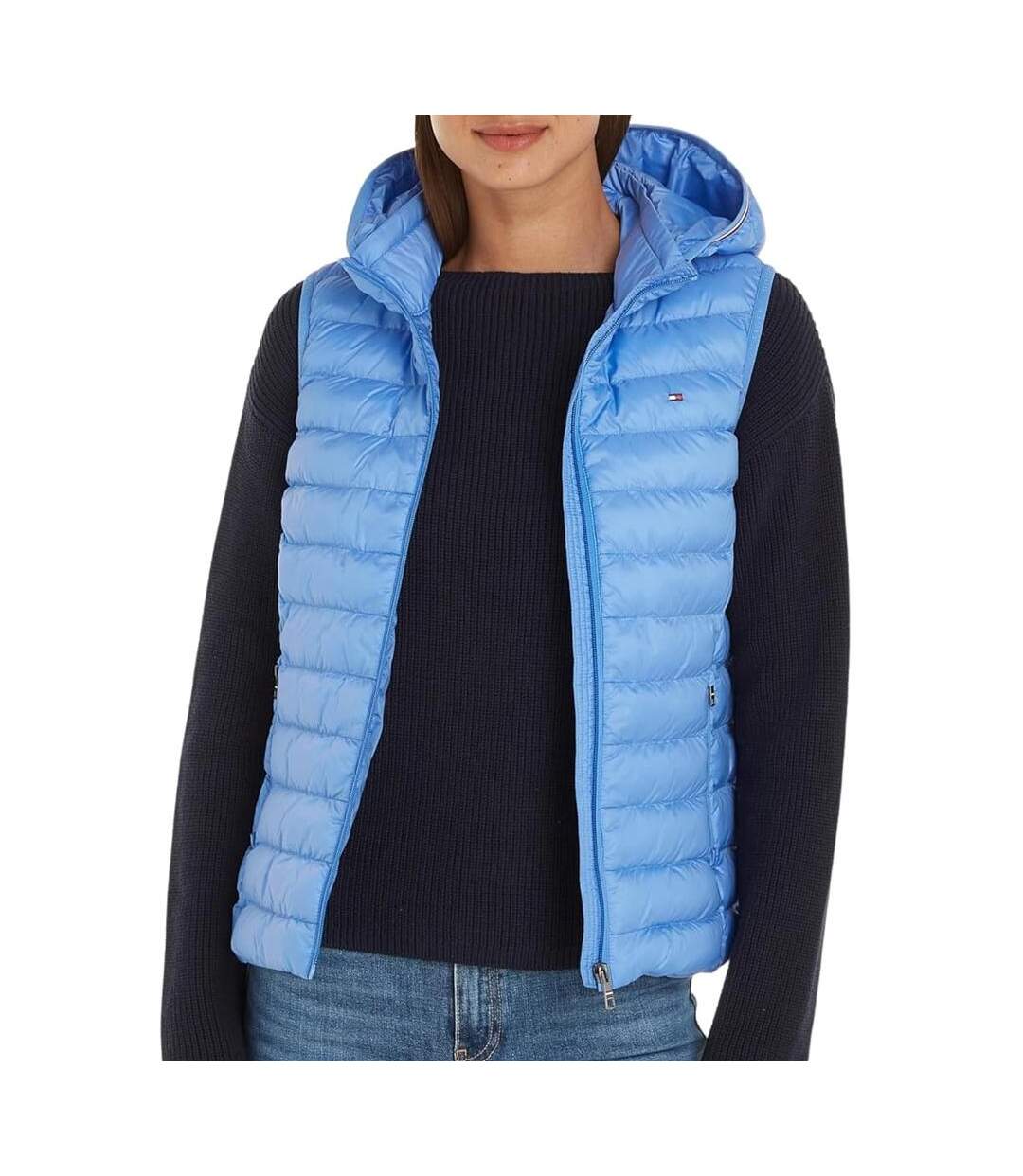 Doudoune sans manche Bleu Femme Tommy Hilfiger Global - L-1