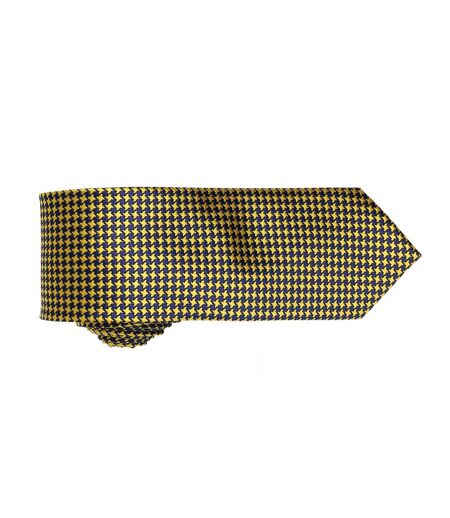 Lot De 2  Cravate À Motif Pied De Poule Homme Taille Unique Or Premier