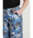 Pantalon satiné, motif fleurs d'Orient-4
