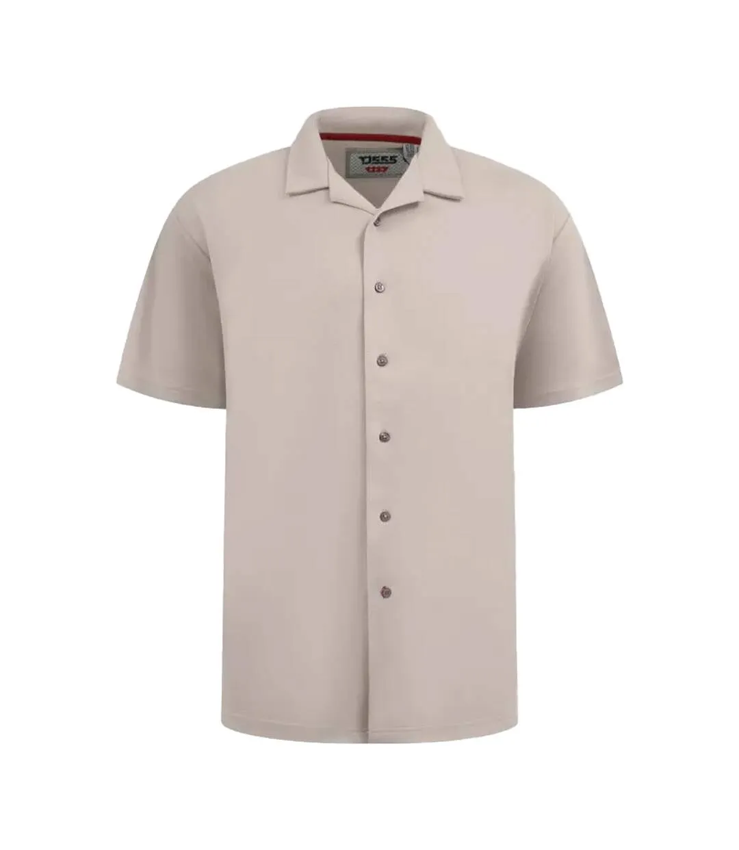 Chemise Manches Courtes Taille Grand Connor Homme Gris Duke-2