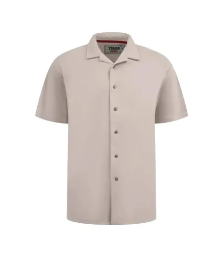 Chemise Manches Courtes Taille Grand Connor Homme Gris Duke